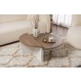 HANAH HOME Sto za dnevnu sobu Orion Walnut White - slika 2
