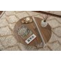 HANAH HOME Sto za dnevnu sobu Orion Walnut White - slika 4