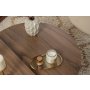 HANAH HOME Sto za dnevnu sobu Orion Walnut White - slika 5