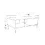 HANAH HOME Sto za dnevnu sobu Benito 2098 - slika 4