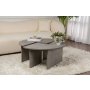 HANAH HOME Sto za dnevnu sobu Moira Concrete Grey - slika 1