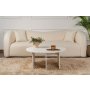 HANAH HOME Sto za dnevnu sobu Moira Wood White - slika 5
