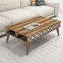 HANAH HOME Sto za dnevnu sobu City Walnut White - slika 1