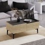 HANAH HOME Sto za dnevnu sobu Mia Travertine Anthracite - slika 2