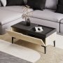 HANAH HOME Sto za dnevnu sobu Mia Travertine Anthracite - slika 5