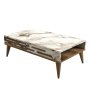 HANAH HOME Sto za dnevnu sobu Valensiya Walnut White Marble - slika 4