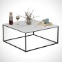 HANAH HOME Sto za dnevnu sobu Poly White - slika 1