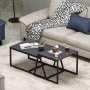 HANAH HOME Sto za dnevnu sobu Minimal Anthracite - slika 2