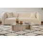 HANAH HOME Sto za dnevnu sobu Flavio Travertine - slika 3