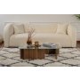 HANAH HOME Sto za dnevnu sobu Flavio Walnut - slika 2