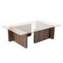 HANAH HOME Sto za dnevnu sobu Flavio Walnut - slika 5
