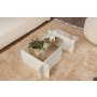 HANAH HOME Sto za dnevnu sobu Flavio Wooden White - slika 2