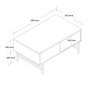 HANAH HOME Sto za dnevnu sobu Blanco 4210 - slika 5