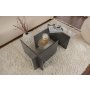 HANAH HOME Sto za dnevnu sobu Vetrino Anthracite - slika 2