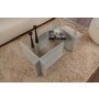 HANAH HOME Sto za dnevnu sobu Vetrino Grey - slika 2