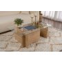 HANAH HOME Sto za dnevnu sobu Vetrino Honey Oak - slika 1