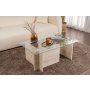 HANAH HOME Sto za dnevnu sobu Vetrino Travertine - slika 1