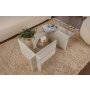 HANAH HOME Sto za dnevnu sobu Vetrino Wooden White - slika 2
