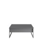 HANAH HOME Sto za dnevnu sobu Luxe Anthracite Silver - slika 4