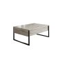 HANAH HOME Sto za dnevnu sobu Luxe Travertine Black - slika 4