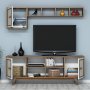 HANAH HOME Set za dnevnu sobu Ayla Walnut Cream - slika 3