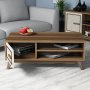 HANAH HOME Set za dnevnu sobu Ayla Walnut Cream - slika 4