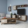 HANAH HOME Set za dnevnu sobu Ayla Walnut Cream - slika 1