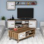 HANAH HOME Set za dnevnu sobu Ayla Walnut White - slika 2