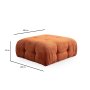 Atelier del Sofa Tabure Amaris Pouffe Orange - slika 2