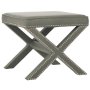 HANAH HOME Tabure Pelona Capraz Pouffe 60 Grey - slika 1