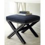 HANAH HOME Tabure Pelona Capraz Pouffe 60 Dark Blue - slika 1