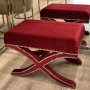 HANAH HOME Tabure Pelona Capraz Pouffe 60 Red - slika 1