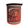 HANAH HOME Tabure Jungle Scar Pouffe Orange - slika 1