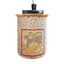 HANAH HOME Tabure Jungle Scar Pouffe Mottled - slika 1