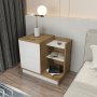 HANAH HOME Noćni stočić Rena White Oak - slika 2