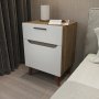 HANAH HOME Noćni stočić Losso White Oak - slika 2