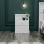 HANAH HOME Noćni stočić Life White - slika 2