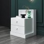 HANAH HOME Noćni stočić Life White - slika 3