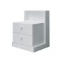 HANAH HOME Noćni stočić Life White - slika 5