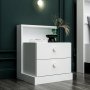 HANAH HOME Noćni stočić Life White - slika 1