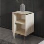 HANAH HOME Noćni stočić Imaj Travertine Gold - slika 4