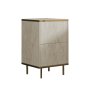 HANAH HOME Noćni stočić Imaj Travertine Gold - slika 5