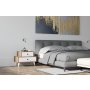 HANAH HOME Noćni stočić Mise White - slika 1