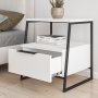 HANAH HOME Noćni stočić Pal White v2 - slika 2