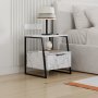 HANAH HOME Noćni stočić Pal Carrara Marble - slika 2