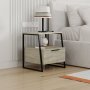 HANAH HOME Noćni stočić Pal Travertine - slika 2