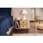 HANAH HOME Noćni stočić Glimmer Atlantic Pine Black - slika 3