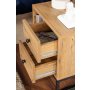HANAH HOME Noćni stočić Glimmer Atlantic Pine Black - slika 4
