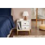 HANAH HOME Noćni stočić Glimmer Fressia Marble Gold - slika 3