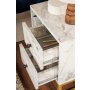HANAH HOME Noćni stočić Glimmer Fressia Marble Gold - slika 4
